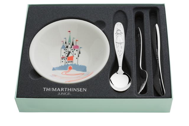 MY LITTLE PRINCESS<br>Giftset. Child spoon, fork, knife, bowl