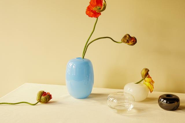DEW Vase, clear crystal