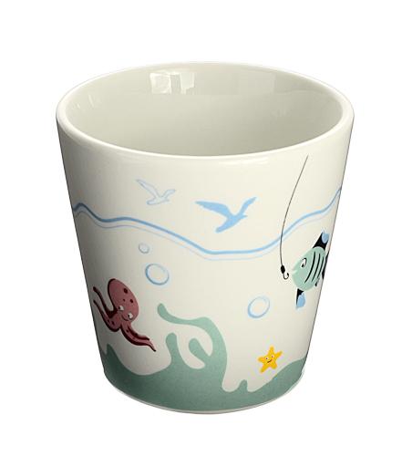 HAPPY FISHING<br> Porcelain cup