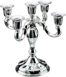 THM CLASSIC Candelabra
<br>
5 candles, tall