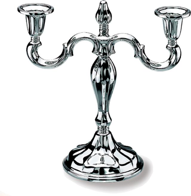 THM CLASSIC Candelabra,
2 candles