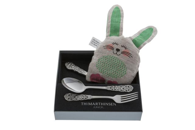VALDRES My first silver spoon,knife and fork,gift set