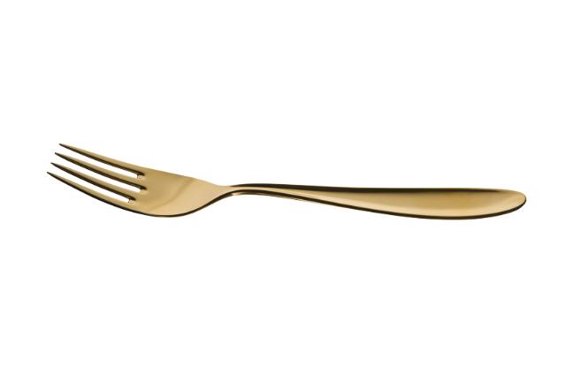 OSEBERG Dinner fork,gold plated