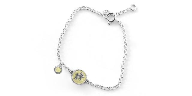 WONDERLAND<br>Bracelet with flower, yellow sun