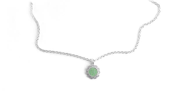 WONDERFLOWER<br>Necklace 2 mm, apple green