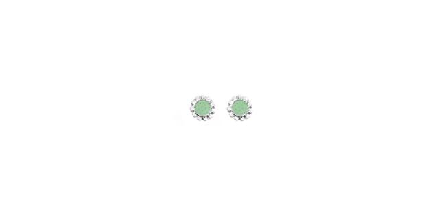 WONDERFLOWER<br>Earrings, apple green