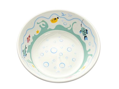 HAPPY FISHING<br>Porcelain bowl