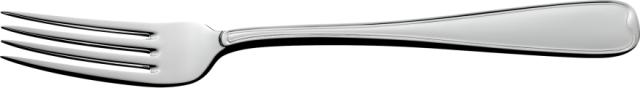 RIDGE Luncheon fork,silver plated.