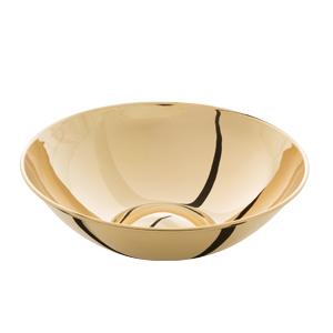 NEW MOTION Bowl large, gold plated