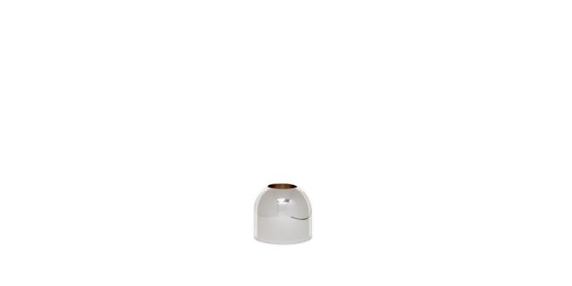 AURA candle holder silverplated brass, small