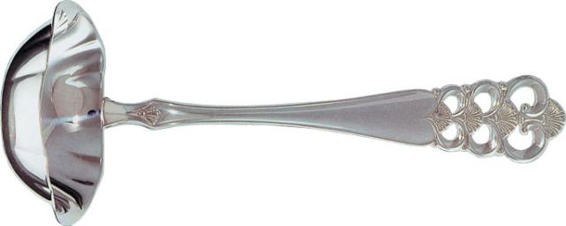 NORSE Gravy ladle, silver plated.